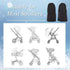 Zsedrut Universal Winter Stroller Gloves, Anti-Freeze Mittens, Water Repellent Hand Warmer Muff, Fleece Lined (Black-2).