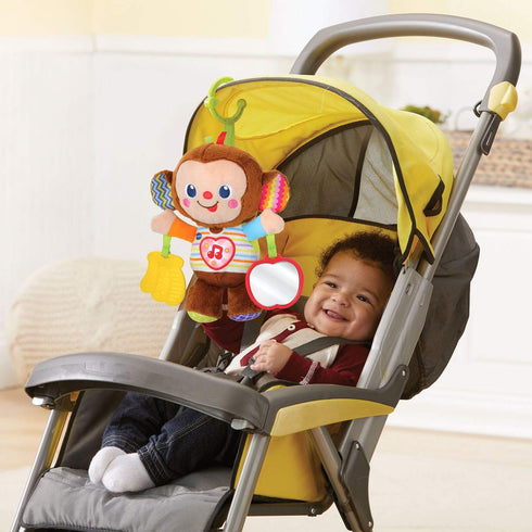VTech Multicolor Cuddle and Swing Monkey Toy for Babies