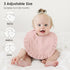 8-Pack 100% MairMore Muslin Baby Bandana Drool Bibs for Unisex Girls & Boys Cotton Bibs, Soft & Absorbent Teething