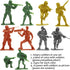 250PCS Army Men Military Set, 3 Otters Action Figures and Accessories, World War II Army Men Toys for Boys