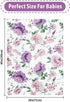 30 40 Inch, Baby Girl Blanket, Sotf Crib Swaddle Blanket, Dotted Backing, Reversible Bedding Soft Blanket for Newborn