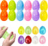8 Pack Easter Eggs with Egg Shape Stree Ball Toys, Easter Basket