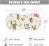 Mazeann 1 Pack Frog Forest Mushrooms Burp Cloths Baby Boys Girls Absorbent Soft Cotton Burping Cloths Rags