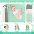 Sublaga 12 Set, 3 32x32 9 Pcs Baby Towels and Washcloths Hooded Baby Towel, Soft and Absorbent Baby Bath Towels, PCS