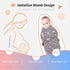 Miracle Baby 3-Pack 100% Swaddle Sack, Cotton Sleep Swaddles Wrap Blankets for Newborns & Infants, Soft & Adjustable