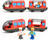 Giant Bean Battery Operated Action Locomotive - Magnetic Connection Train Set for Wooden Train Tracks, Toys 3+
