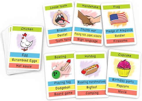 Pocket Fun Charades, a Family Game for Kids Ages 6 & Up – Travel Ready – No Reading is Required to Play – Great for Vacations, a Gift or Party Game – 376 Acting Prompts – No Timer Needed