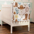 Baby Western Cowboy Blue Blankets - Soft Receiving Blanket for Boy, 30x40 for Newborn Nursery Stroller