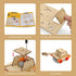6 in 1 STEM Kits for Kids Age 5-12, Wood Car Building Electric Model Kit, Birthday Gift for Boys and Girls