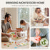 Set 18-24 4-in-1 Tiny Land Montessori Toy for Babies Months Investigator Play Kit- Wooden Learning Toys with Color