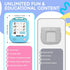 166 29+ 800+ 700+ 3-6 QuTZ Talking Flash Cards, Phonics Flash Cards, Learn to Read with Pages, Themes, Words & Fun