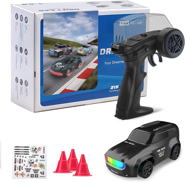 ANTSIR Mini RC Drift Car for Adults, 1/64 Desktop Drift Car with