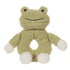 Apricot Lamb Baby Frog Soft Rattle Toy, Plush Stuffed Animal for Newborn with Soft Hand Grip Shaker (Frog, 6 Inches)
