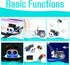 V2 V1, Programmable ELECFREAKS microbit Mini Cutebot Kit Compatible with BBC Micro:bit and DIY Robot Car Kit, STEM