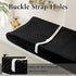 Homiest 2 Pack Changing Pad Cover, White + Black Changing Table Sheets, Ultra Soft Fleece Minky Dot Fabric, Breathable