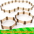 18pcs Oriate Farm Animals Fences Magnetic Tiles, Magnet Fencing Compatible Garden Farming Zoo Dinosaur, Kids Magnetic
