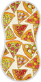 Pizza Slice with Fruit Vegetable Muslin Burp Cloths for Baby, Soft 100% Cotton Washcloths Bibs for Boy Girl