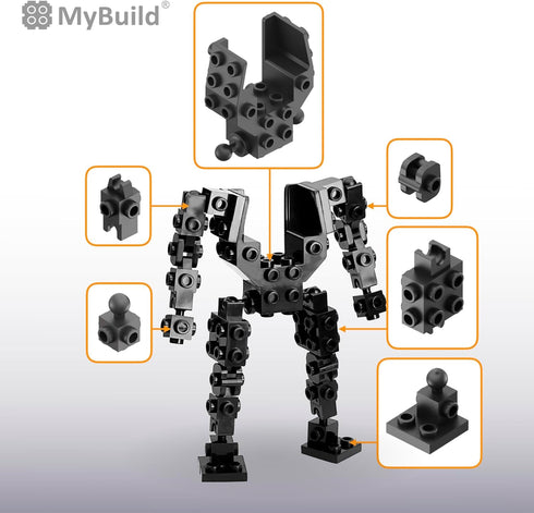 Pack MF5 Set, Recommended 12+ MyBuild Mecha Frame - Build and Customize Your Own Mech with Ease, Robot Building