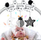 XIXILAND Car Seat Toys for Babies 0-6 Months, Black and White High Contrast Sensory Toys for Infants 0-18 Months