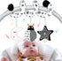 XIXILAND Car Seat Toys for Babies 0-6 Months, Black and White High Contrast Sensory Toys for Infants 0-18 Months