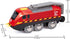 Set, Hape Hand Crank Powered Train | Button Operated, Rechargeable Kinetic Powered Engine and Lights, Kids Toy