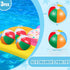 3 Pcs 12 Inch Inflatable Beach Balls - Swimming Pool Balls for Outdoor Activity and Summer Party Favors