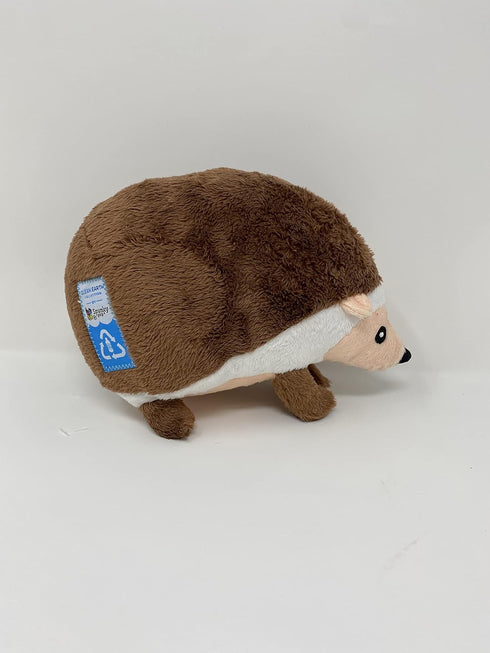Spunky Pup Clean Earth Plush Hedgehog, Large Brown Toy Made from 100% Recycled Water Bottles, 7213