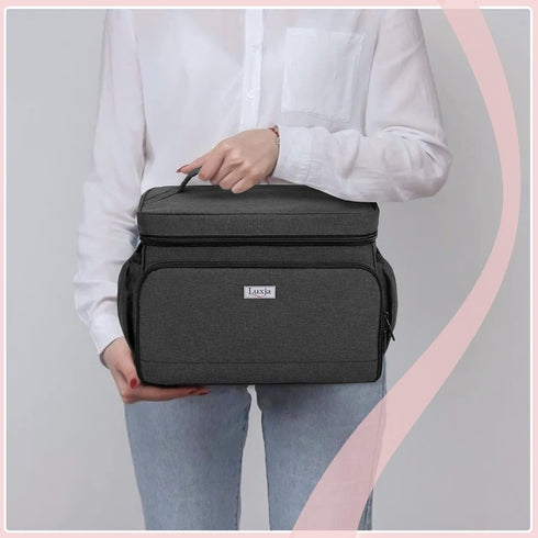 S1 S2, Luxja Breast Pump Bag Compatible with Spectra and Pumping Bag for Breast Pump and Extra Parts (Suitable for Home