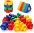 LotFancy Nuts and Bolts - 24pcs Fine Motor Skills Occupational Therapy Toys for Kids with Storage Box