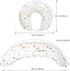 BYRIVER C Shaped Pregnancy Pillow with Cover, Knee Pillow for Side Sleeper Knees Legs HIPS Pain, Leg Pillow Elevation