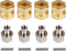 INJORA RC Hex Hub 12mm Brass Wheels, Hex Hub Extension Adapter for 1/10 RC Crawler Axial SCX10 D90