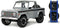 Jada Toys Just Trucks 1:24 1973 Ford Bronco Die-cast Car Grey, Toys