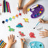 Funto Dinosaur Painting Kit for Kids, 27 PCS Crafts Set to Paint Your Own Figurines with Magnet, Creative DIY Activity