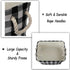 Large Rectangular Decorative Storage Bins - Foldable Laundry Hamper Baskets with Rope Handles for Blankets, Toys