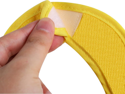 12 Count Waterproof Cotton Bibs for Babies - Unisex Feeding & Teething Essentials