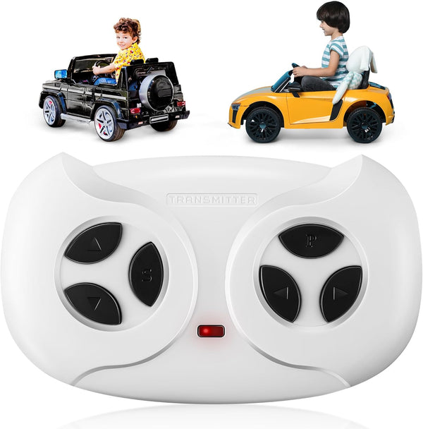 Saillong 2.4G Remote Control for Kids Electric Car, White Remote Control for 12V