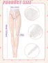 Sotiff 10 Pairs Handmade Doll Lace Stockings, Long Sock Female Doll Socks, Casual Accessories for DIY Baby Doll Clothes