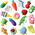Nicunom 125 Pack Animal Erasers for Kids, Mini 3D Puzzle Desk Pets for Classroom Party Favors