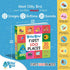 Ditty Bird Talking Books 100 Places, Vocabulary & Speech Learning Sound Books for Toddlers 1-3, Interactive Books