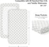 100% 28 52 6 1st, Organic Cotton Fitted Sheets for Standard Crib and Toddler Mattresses/Pads x and up to Thick. Boys