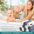 12 Pack, 10x10 inch Baby Washcloths Ultra Soft Small Wash Cloths for Face and Body, Gentle & Safe White Face Towels on