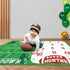 Football Baby Monthly Milestone Blanket, Sports Month Blankets, Growth Chart Nursery Swaddling Gift Ideas, Plush