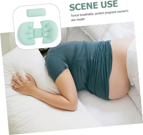 VANZACK 1Set Maternity Pillow with Lumbar Cushion Wedge Comfortable Abdominal Support for Pregnancy Breathable Side