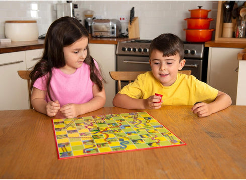 Galt Toys Snakes & Ladders and Ludo - Classic Family Board Game for Ages 3 Years Plus, 2-4 Players