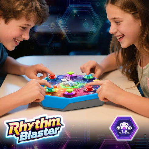 2 4 6 7 8 9 10 11 Electronic Table Reflex Game for Solo & Players, Light-Up Memory & Reaction Toy with Game Modes