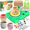 Aujazyble Pottery Wheel for Kids - Complete Pottery Painting Kit Arts and