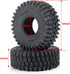 Wheel Tires Crawler Tires for TRX4M / SCX24 Upgrade Parts, 64 * 24mm