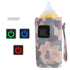 Portable USB Milk Warmer Bag for Temperature Control - Grey White