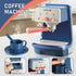 Kids Assorted Kitchen Appliance Play Toys Includes Coffee Maker ,Blender,Fruit Machine and Toaster ,Apron and Cups
