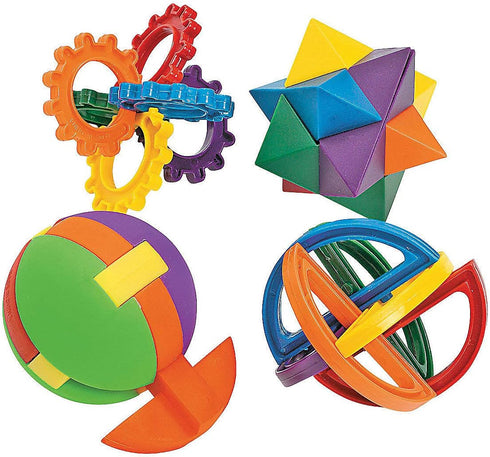 Fun Express Plastic Balls Puzzle - 1 Dozen